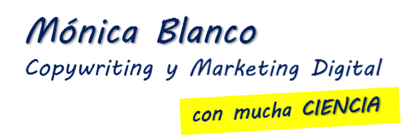 Mónica Blanco - Divulgadora y Consultora de Marketing Digital y Copywriting, divulgación, copywriting y marketing de contenidos